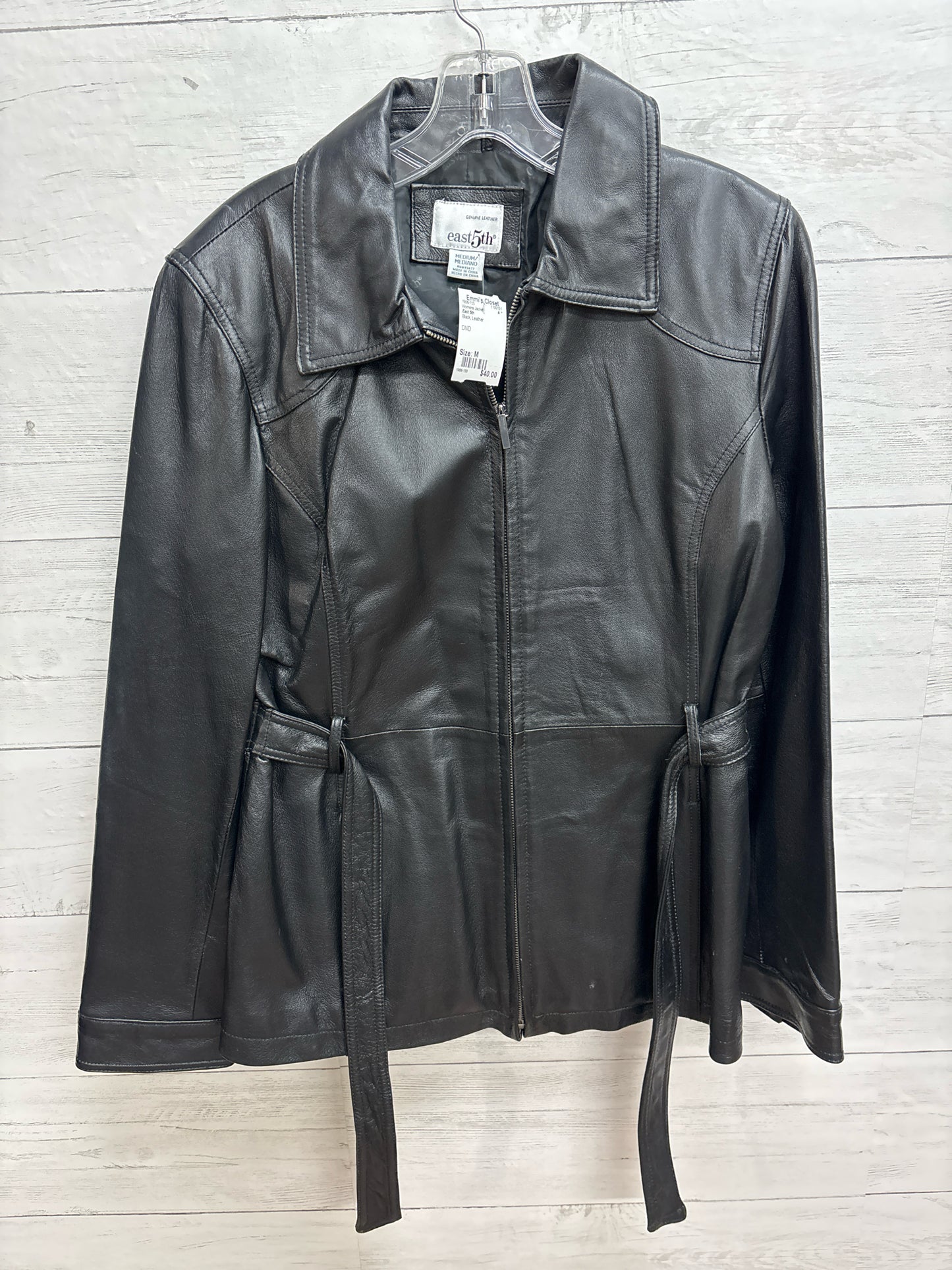 Size M East 5th Black Womens Jacket