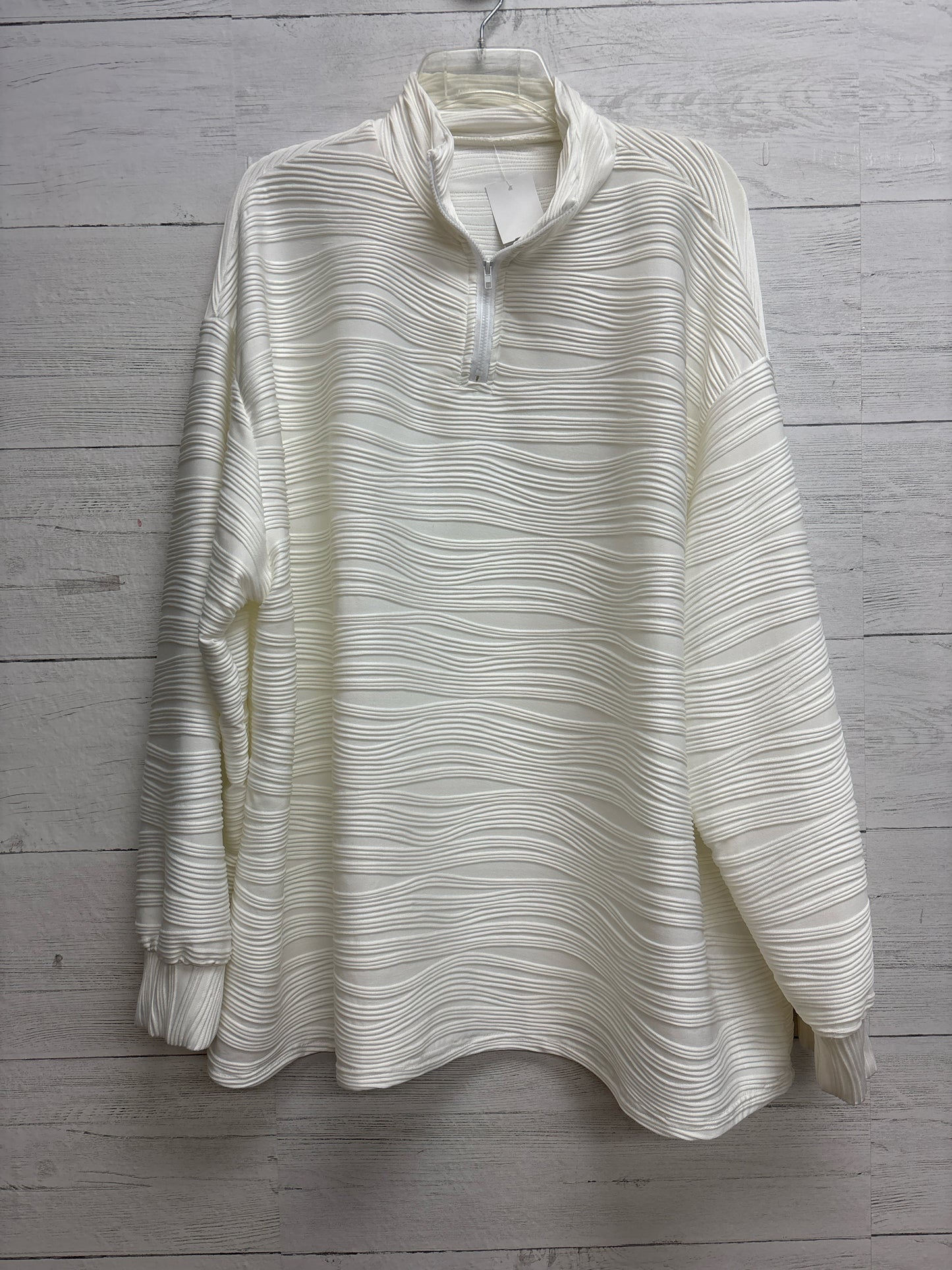 Size 5X N/A Off White Womens Shirt