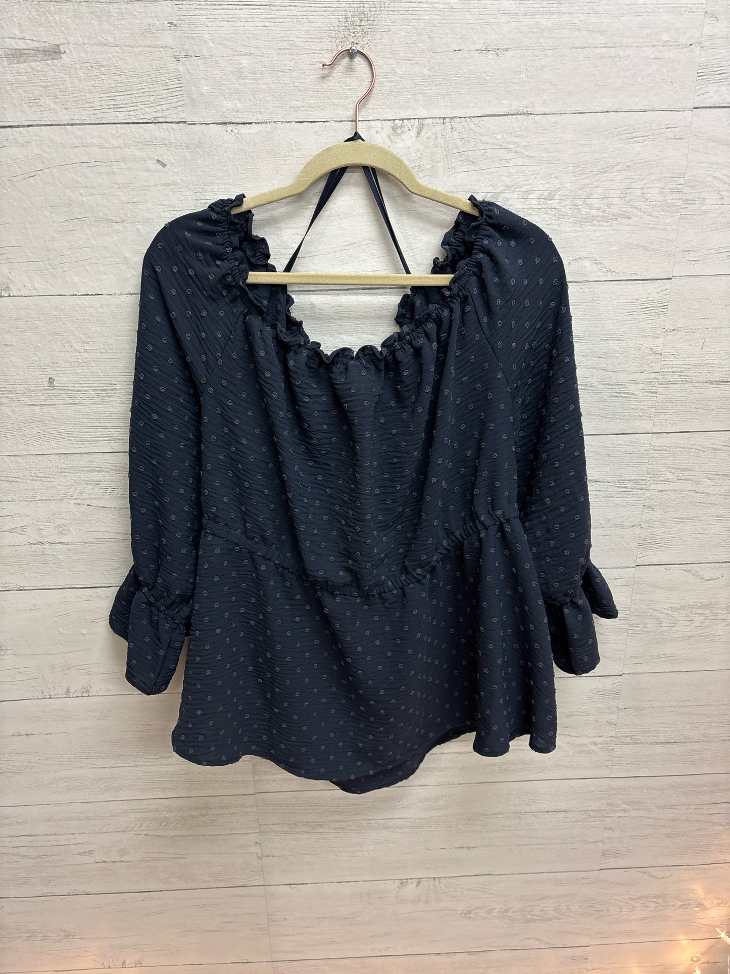 Size 18 Lane Bryant Navy Womens Shirt