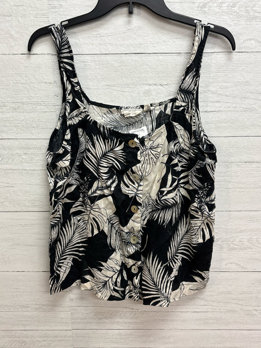Size L Christian Siriano Black/White Tank Top