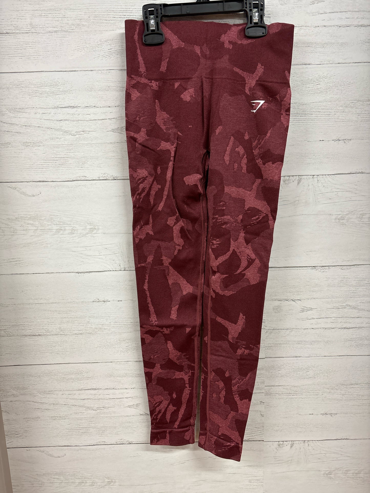 Size S GYMSHARK maroon Leggings