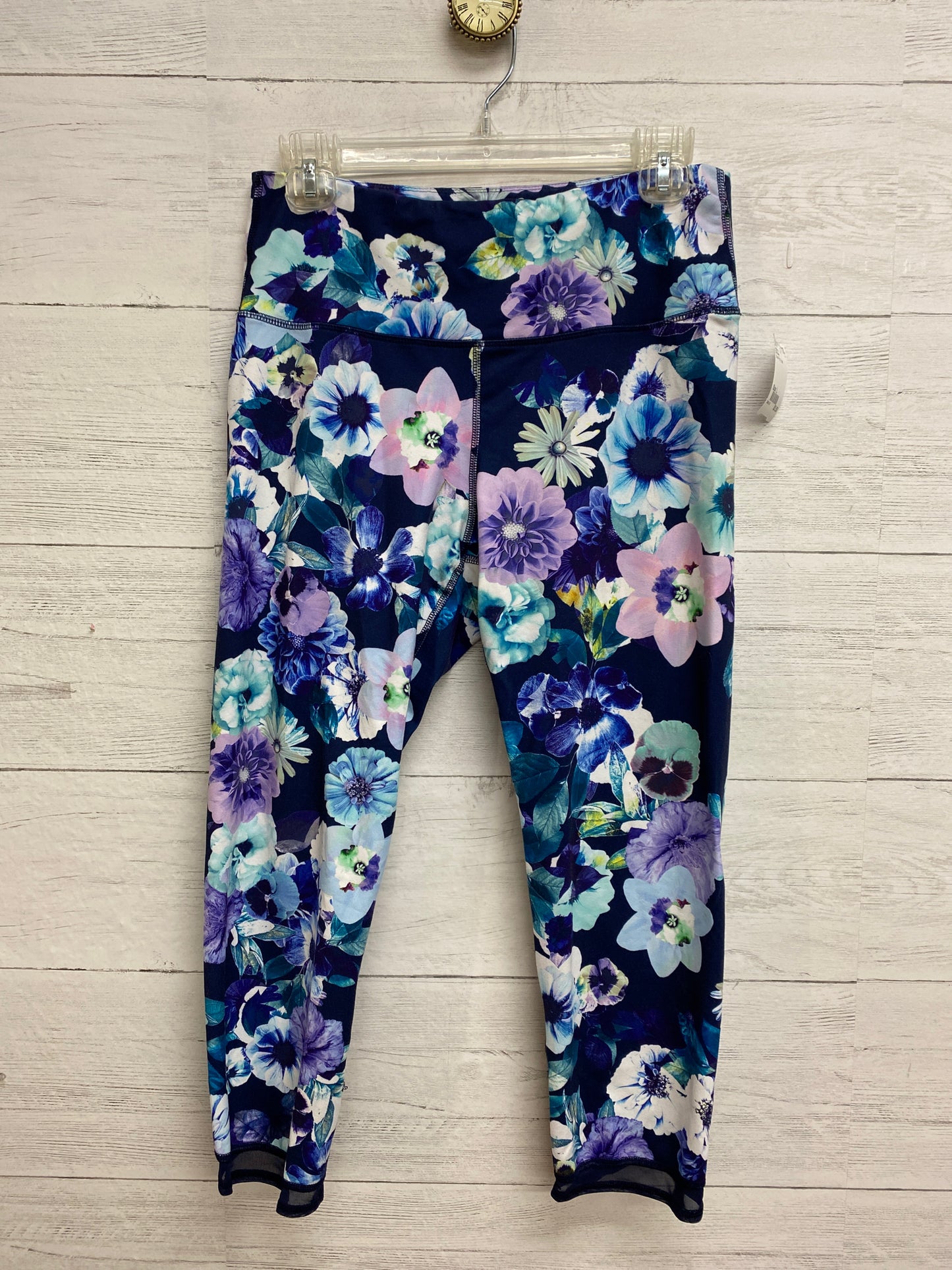 Size L Old Navy Blue Print Leggings