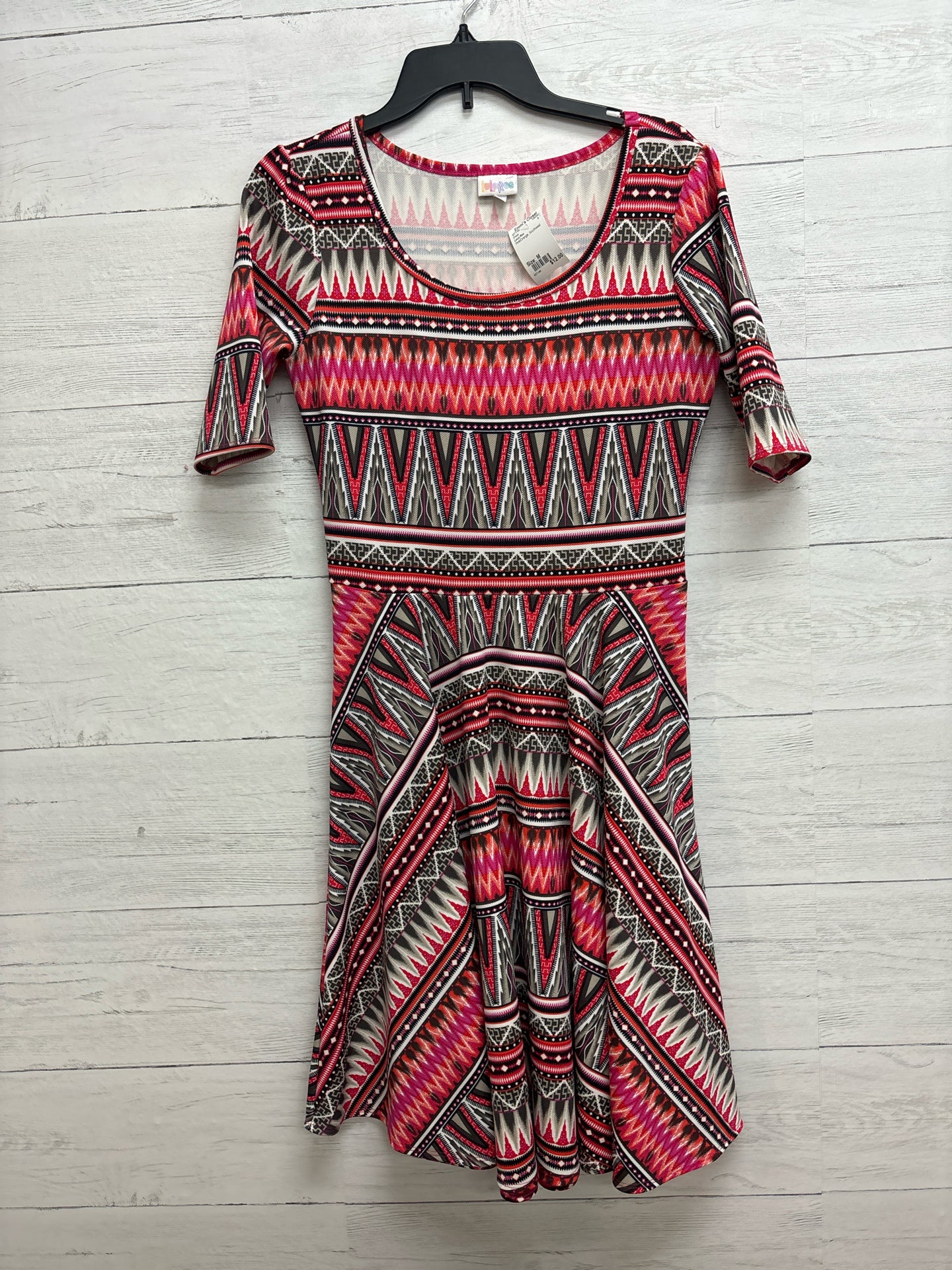 Size M LuLa Roe Pink/Orange Dress