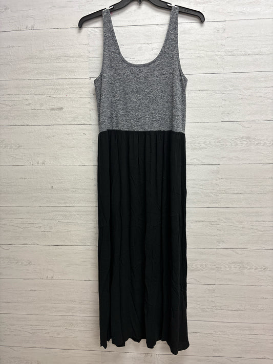 Size L Loft Grey/black Dress