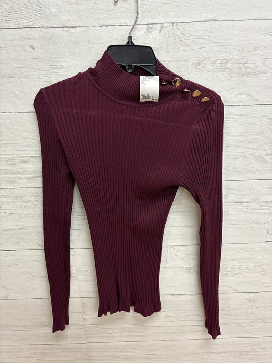 Size M I.N.C maroon Womens Shirt