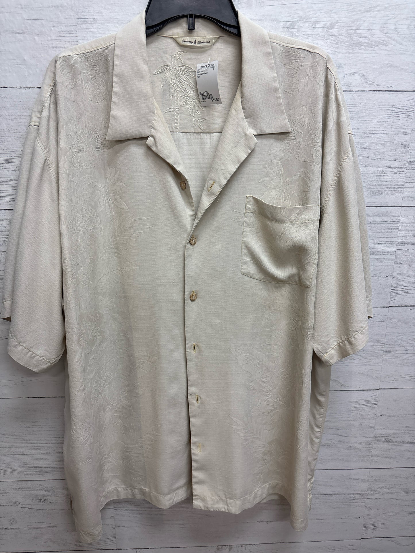 Size XL Tommy Bahama Tan Mens Shirt