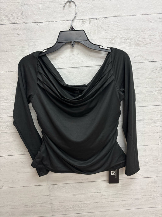 Size L SARIN MATHEWS Black Womens Shirt