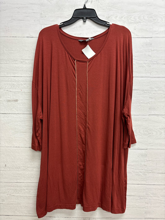 Size 4X Ulla Popken Orange Womens Shirt