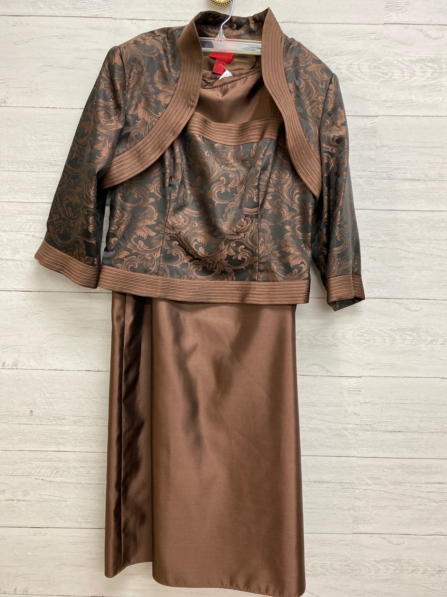 Size 10 JS Collections Brown/black Gown