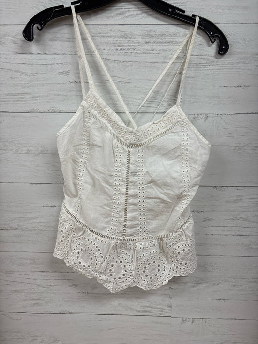 Size S Skylar + Fade White Tank Top