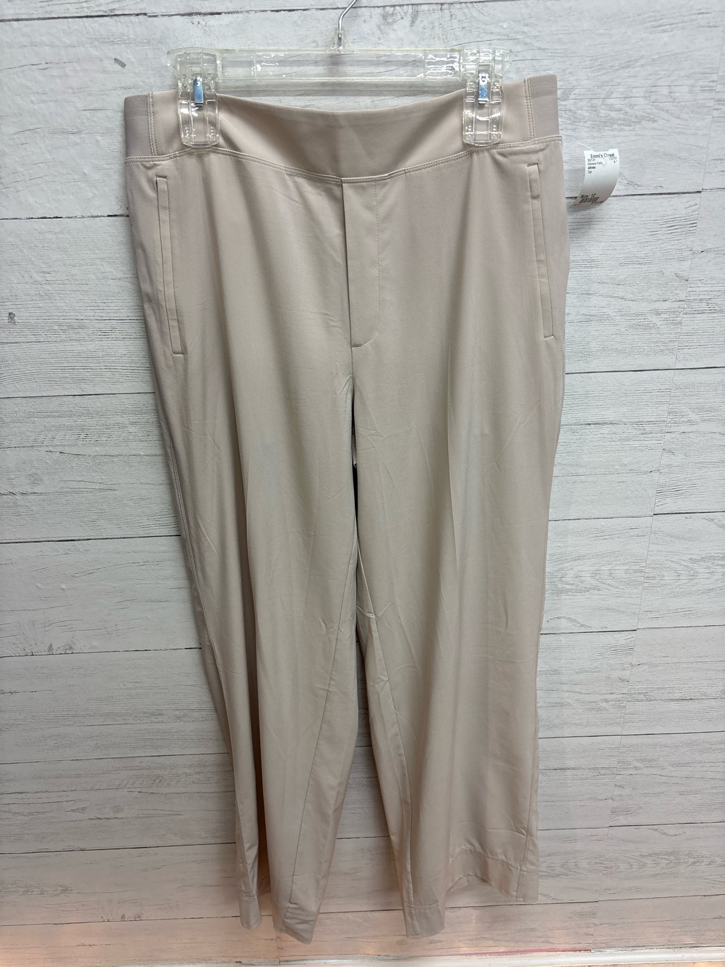 Size 12 Athleta Tan Womens Pants