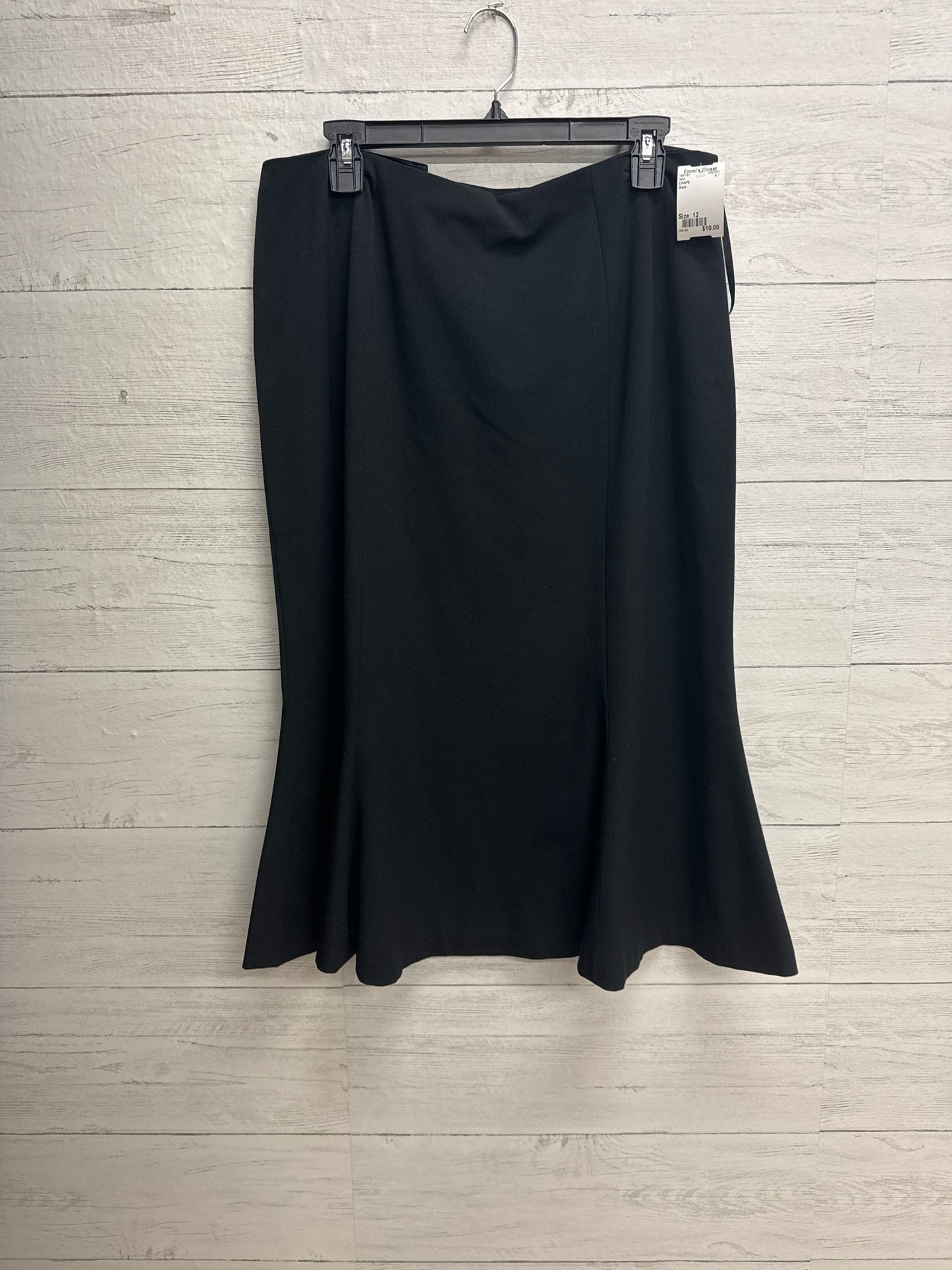 Size 12 CHAPS Black Skirt