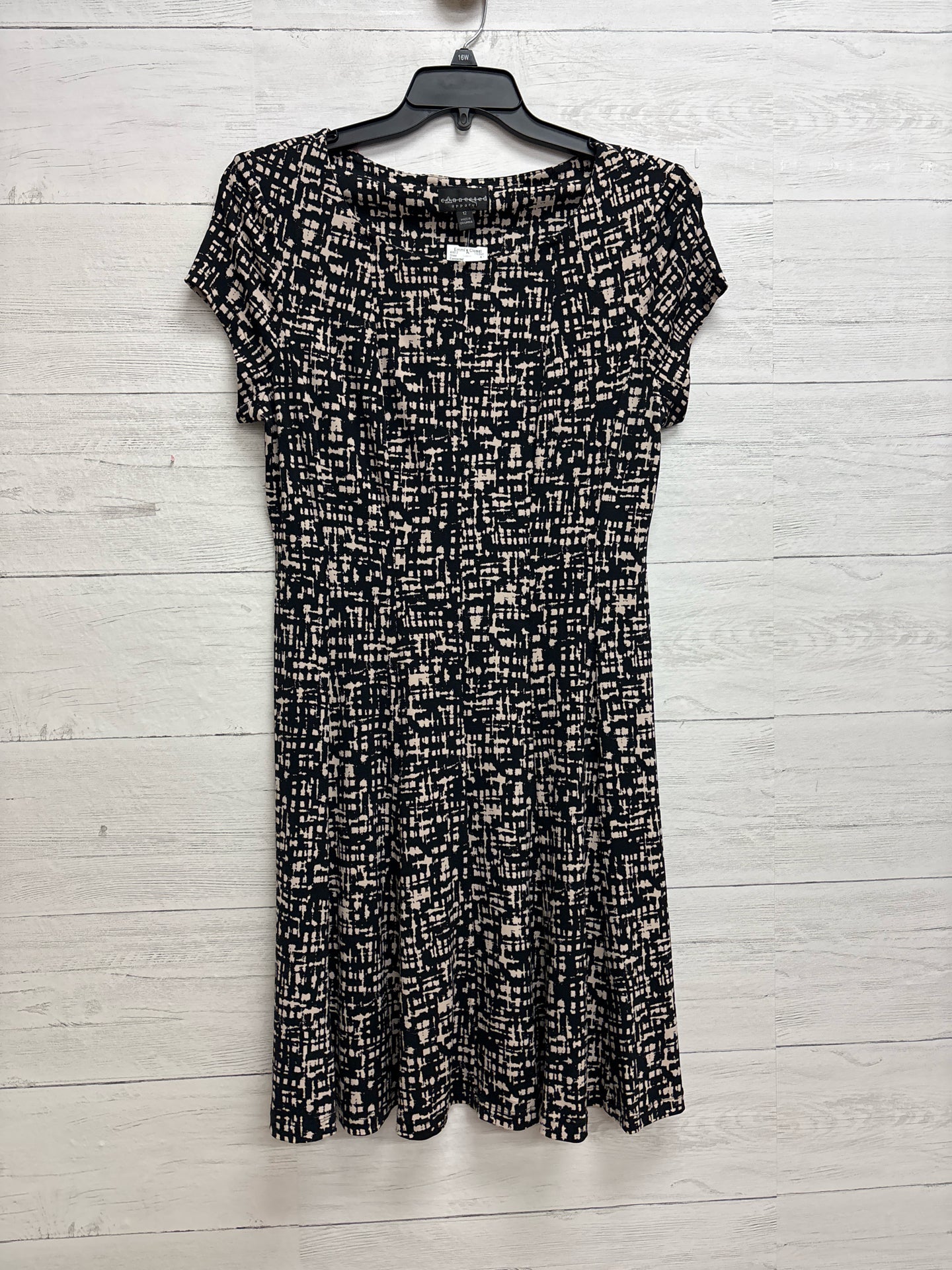 Size 12 Connected black/tan Dress