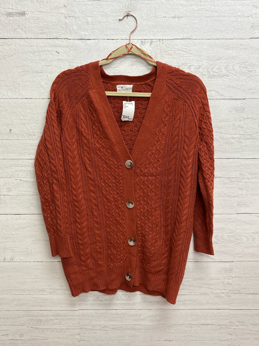 Size L Poof Apparel Orange Sweater