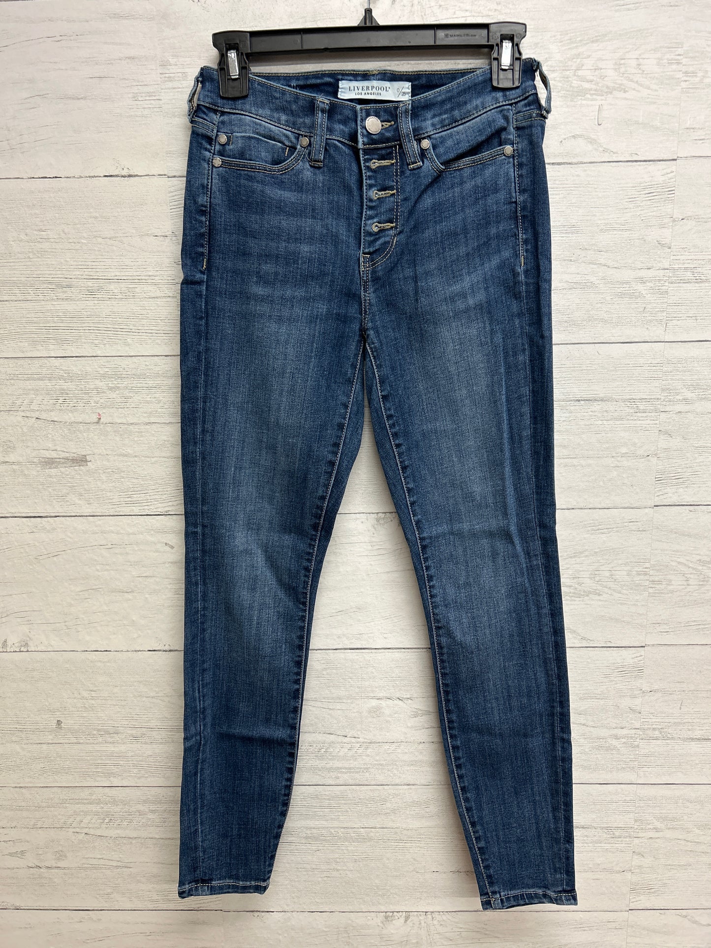 Size 0 Liver Pool Denim Pants