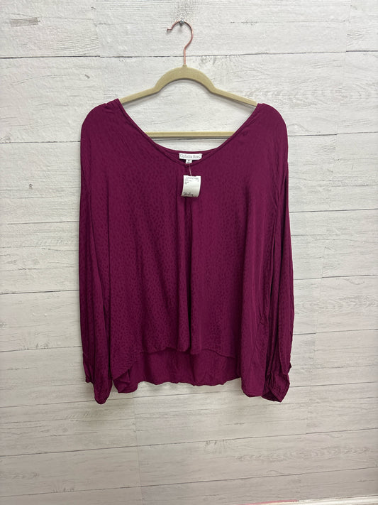 Size 3X Ophelia Pink Womens Shirt