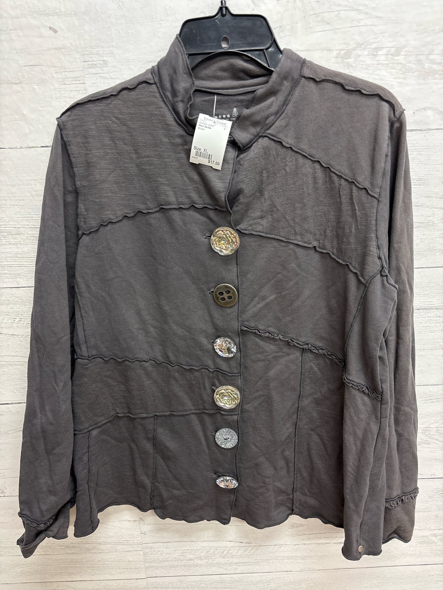 Size XL Neon Budda Brown Womens Jacket