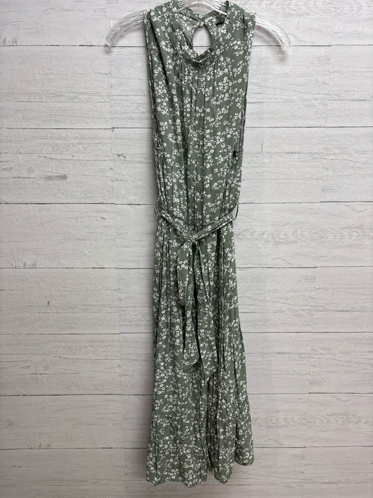 Size 22/24 BLOOM CHIC Green Print Dress