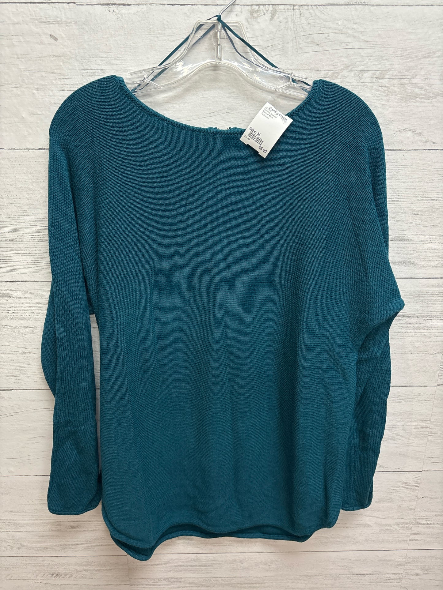 Size M Michael Kors Turquoise Womens Sweater
