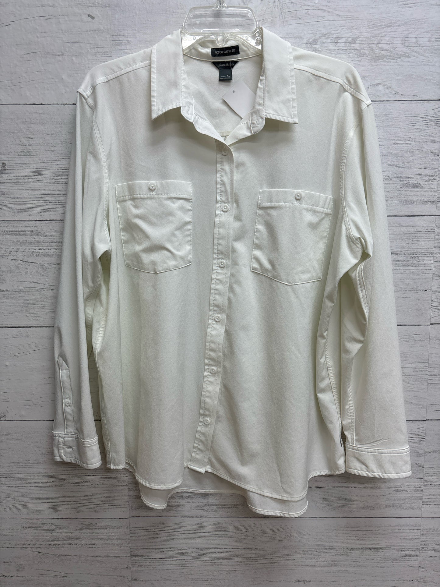 Size XL Eddie Bauer Off White Womens Shirt