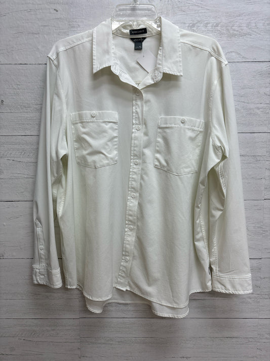 Size XL Eddie Bauer Off White Womens Shirt