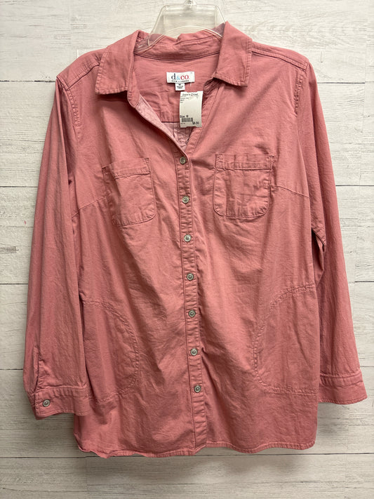 Size M D&CO Pink Womens Shirt