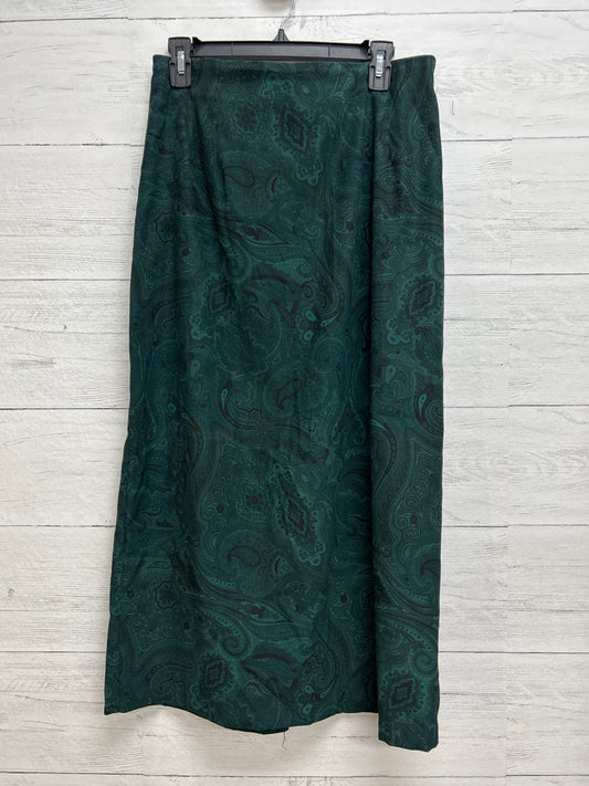 Size 12 briggs Green Skirt