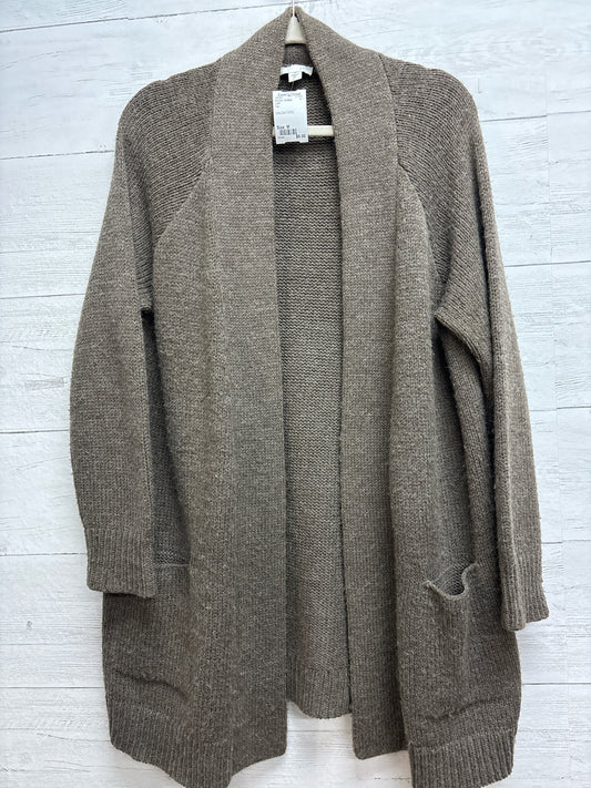 Size M J.Jill Tan Womens Cardigan