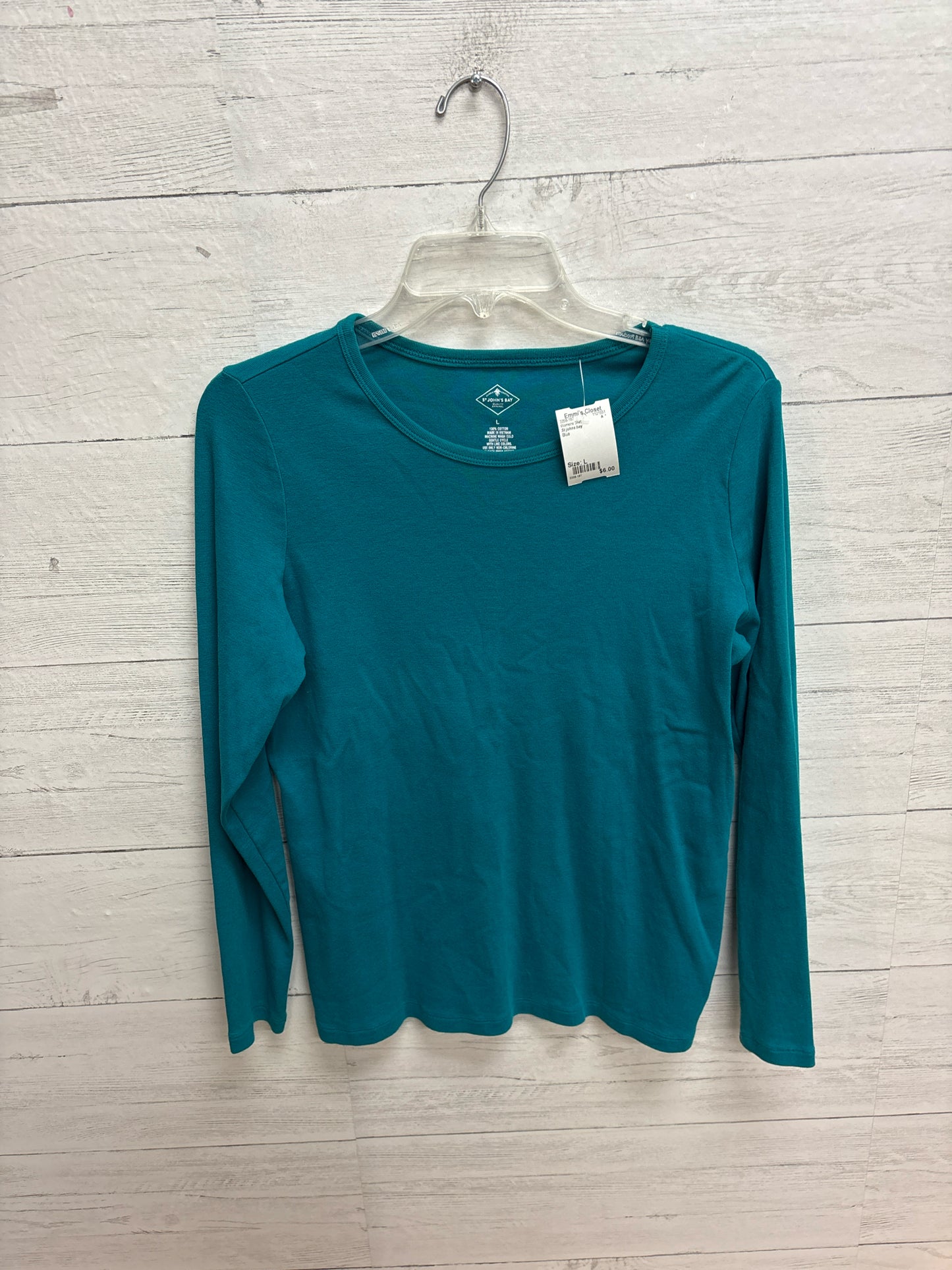 Size L St johns bay Blue Womens Shirt