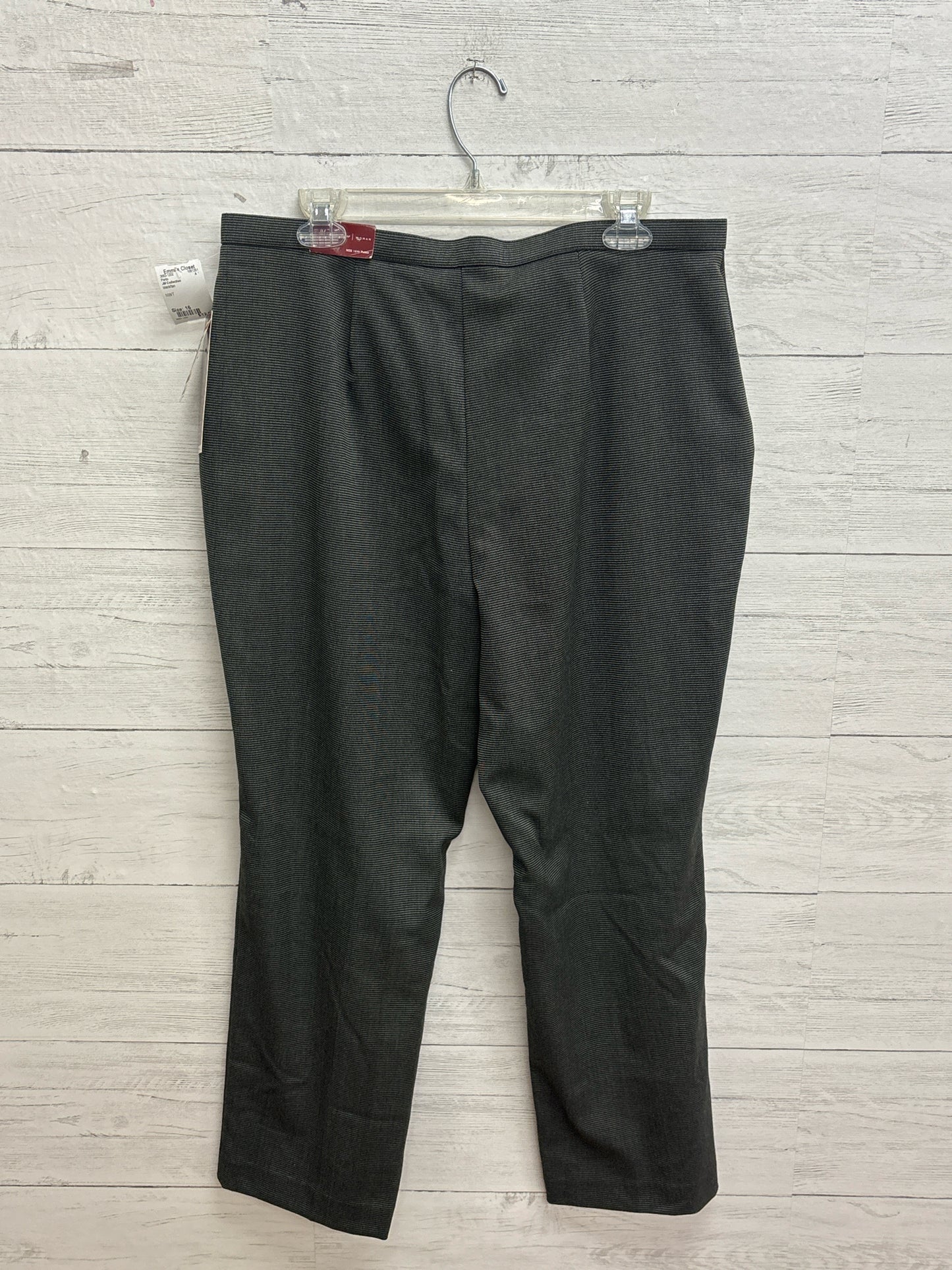 Size 16 JM Collection black/tan Pants