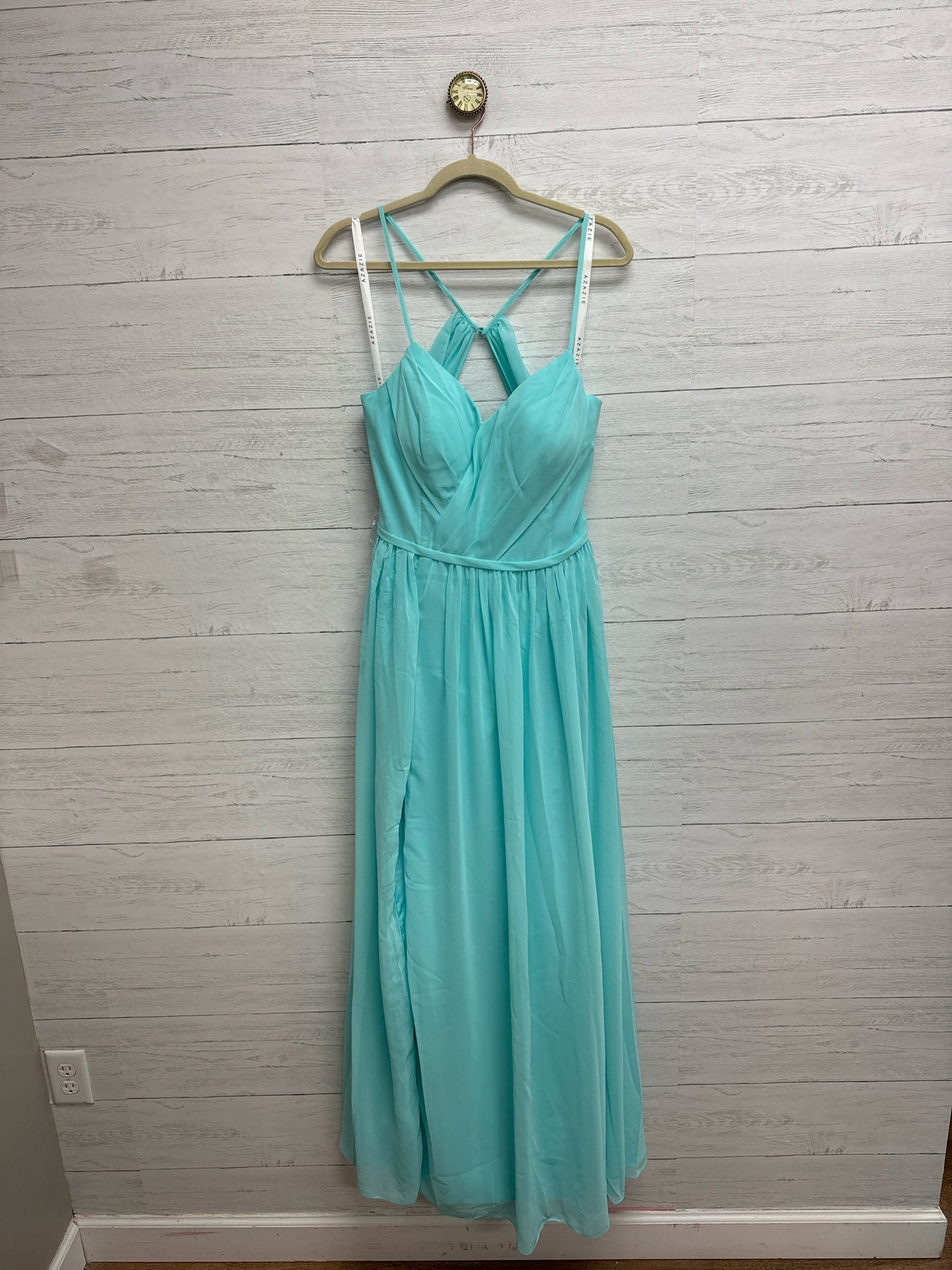 Size 14 AZAZIE Light Blue Gown