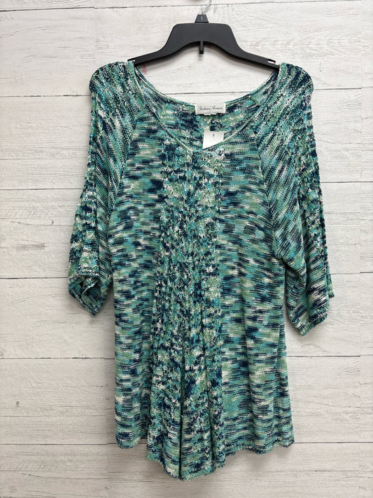 Size L Fashion Avenue Blue/Green Sweater