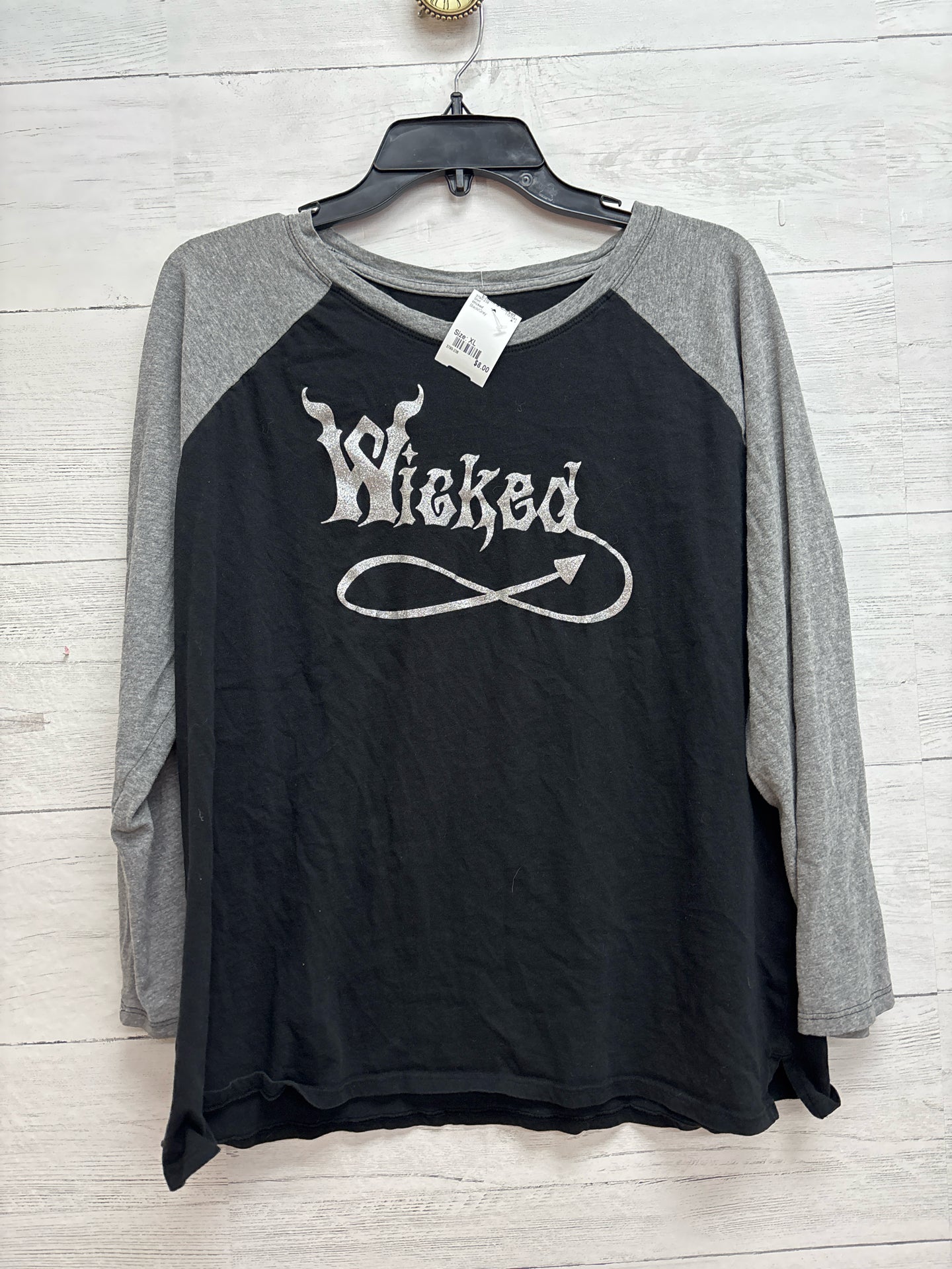 Size XL Wicked Black/Grey Shirt