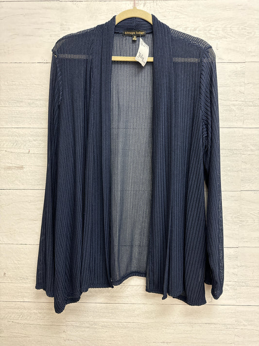 Size 3X Always Indigo Navy Cardigan