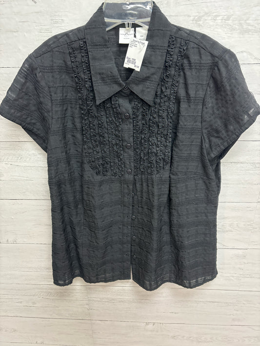 Size 16W Emma James Black Womens Shirt