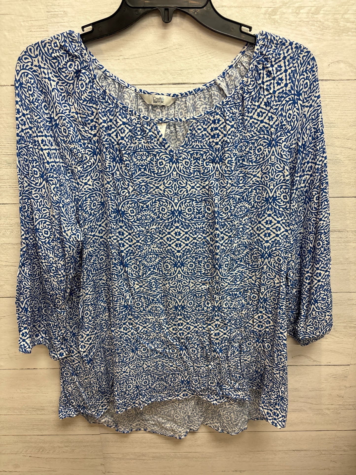 Size XL Croft & Barrow Blue Womens Shirt