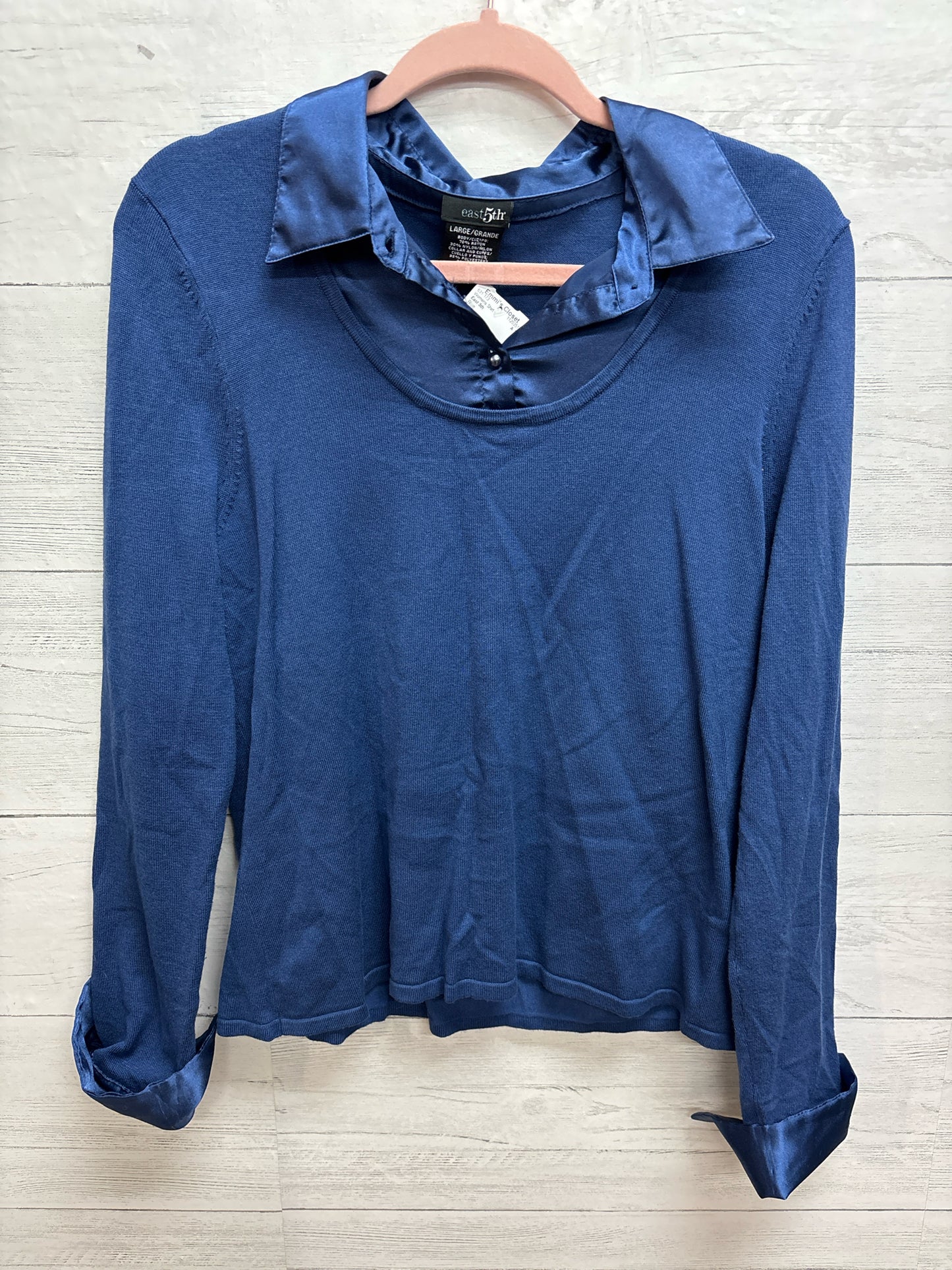 Size L East 5th Blue Womens Shirt