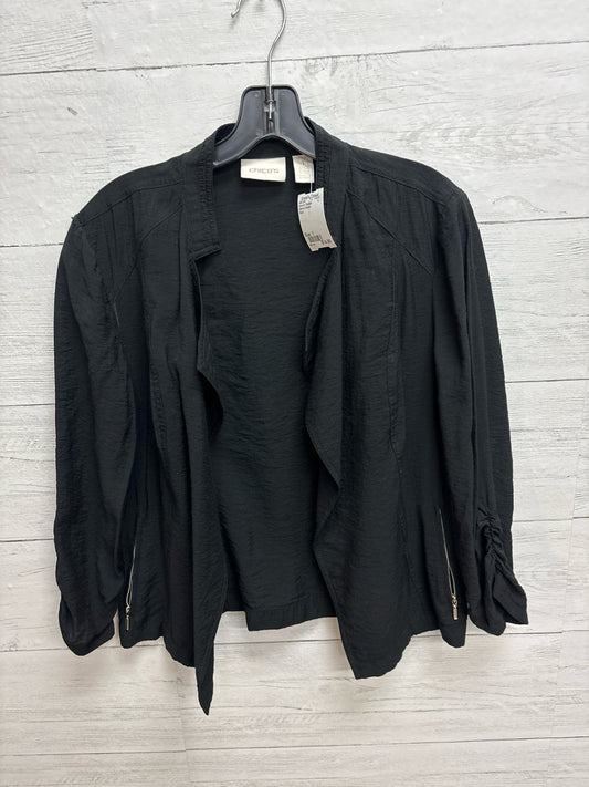 Size 1 Chico's Design Black Womens Cardigan