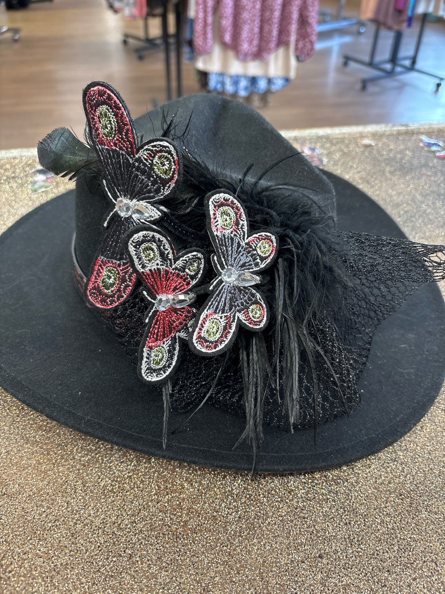 Size One Size New York Black Hat