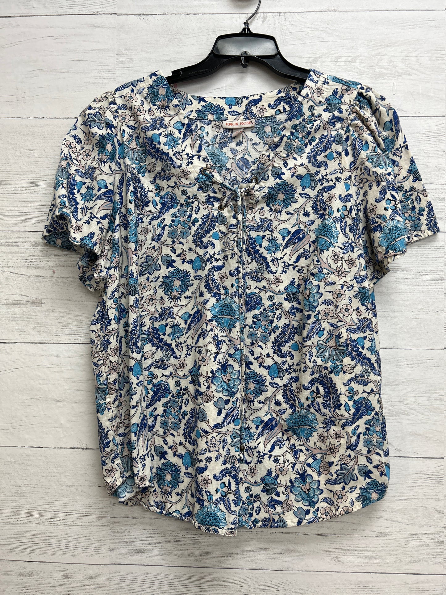 Size XXL knox Rose Blue Print Shirt