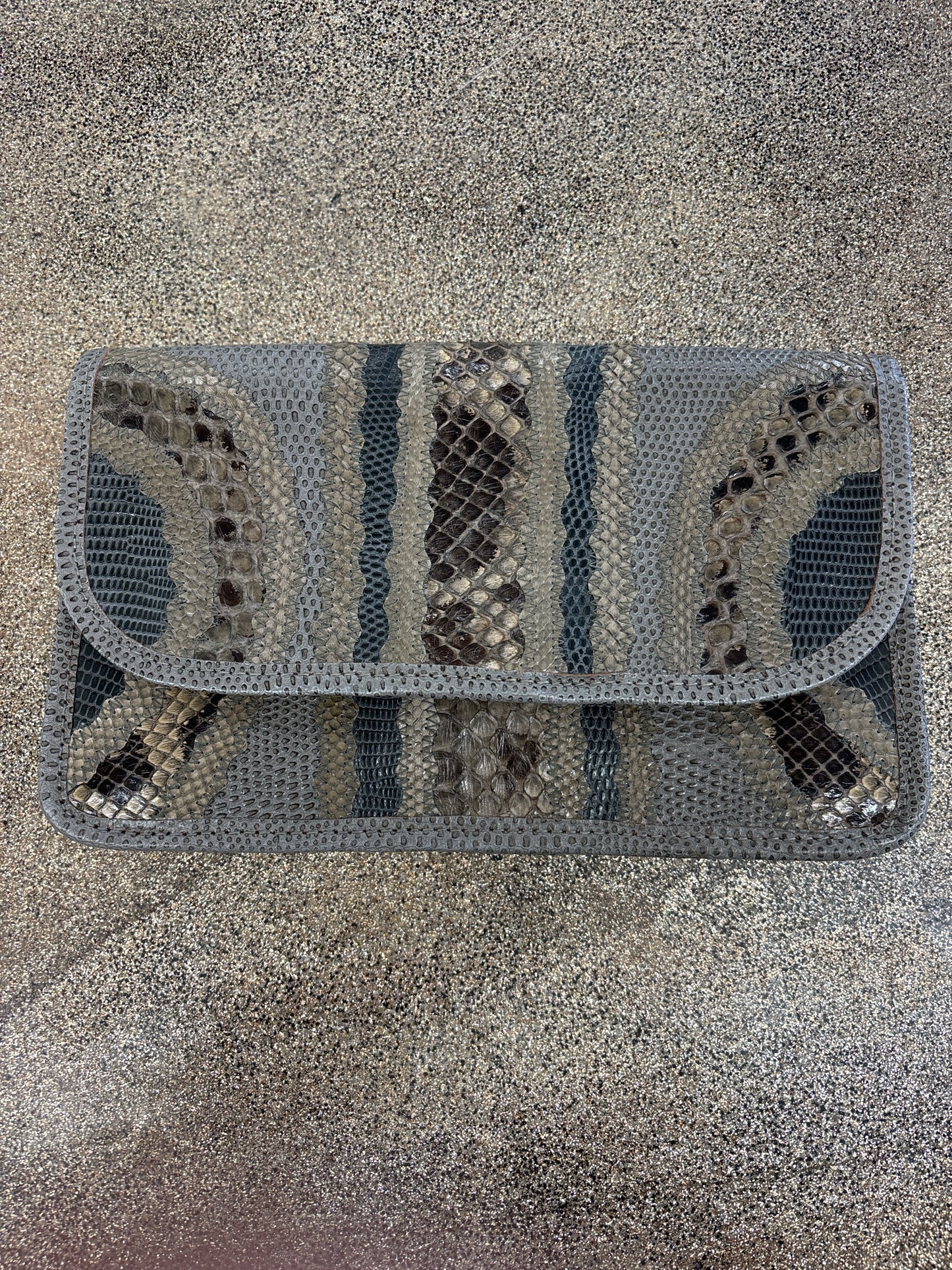 Carlos Falchi Grey Purse