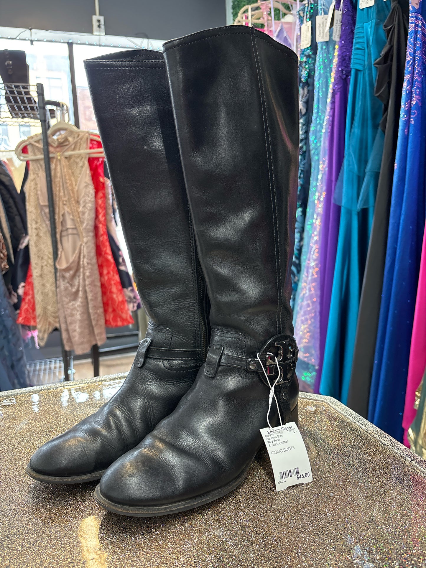 8 Tory Burch Black Woomens Shoe