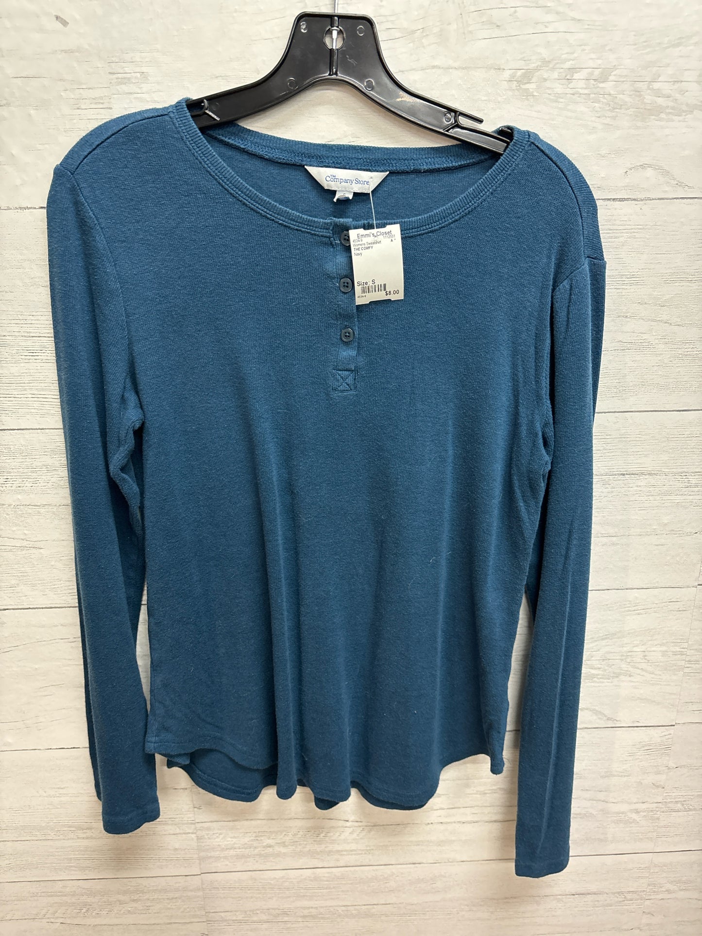 Size S THE COMFY Navy Womens Sweatshirt