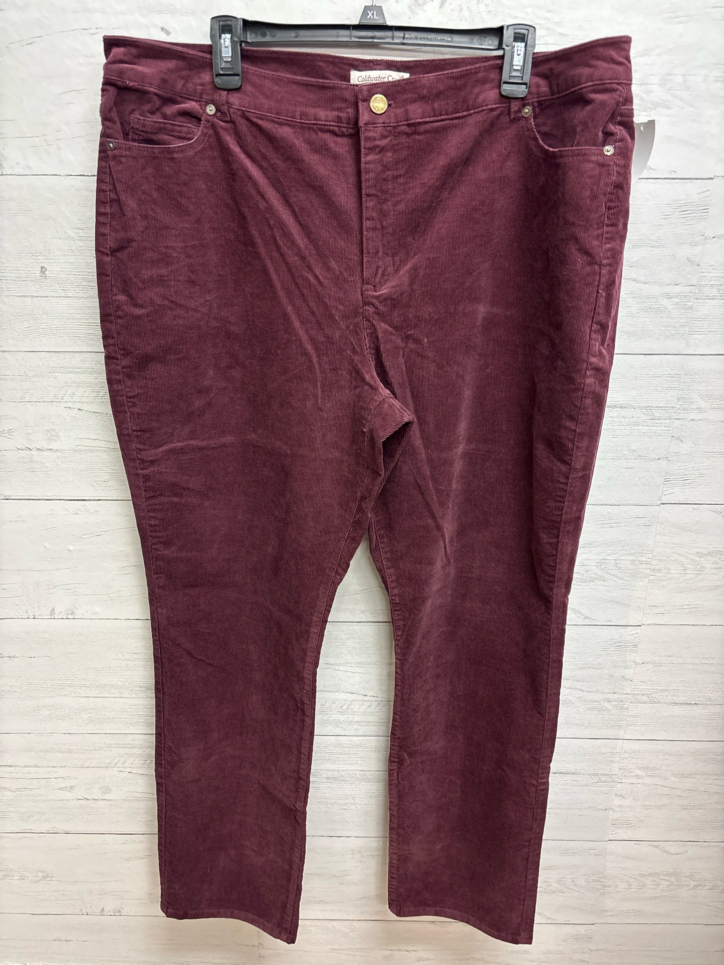 Size 18 Coldwater Creek Purple Womens Pants