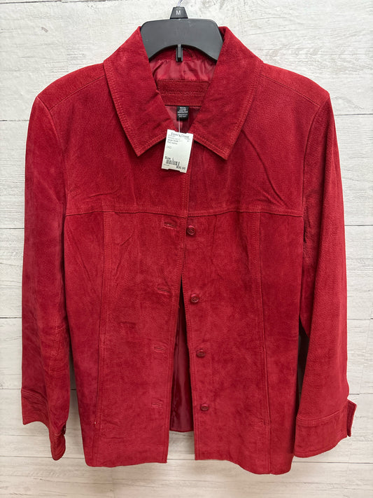Size L Jaclyn Smith Red Womens Jacket