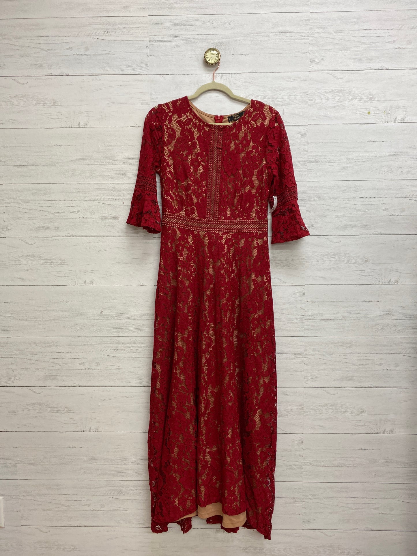 Size M Red Gown