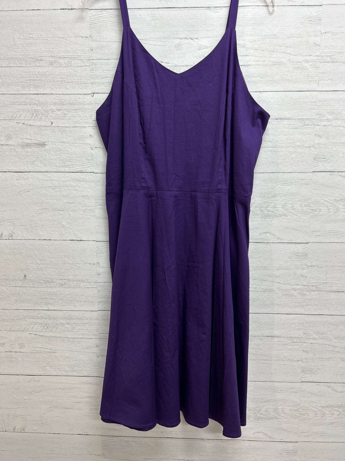 Size 3X GOOBGS Purple Dress