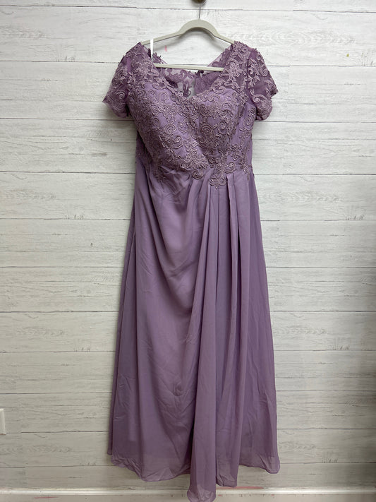 Size 20 Purple Gown