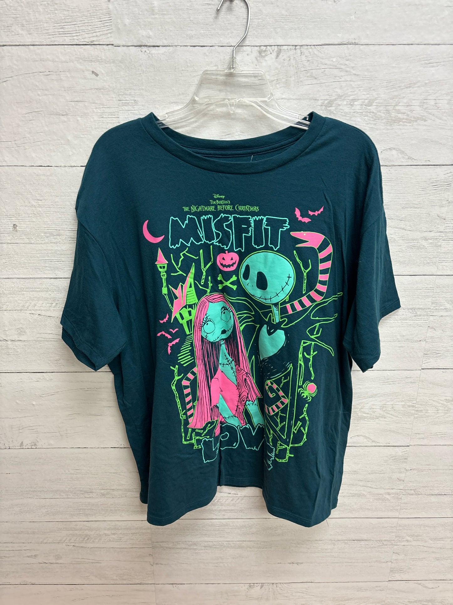 Size XXL Disney Green Womens Shirt