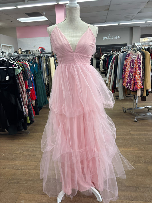 Size L Lulu Pink Gown